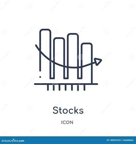 Linear Stocks Icon From Cryptocurrency Economy And Finance Outline