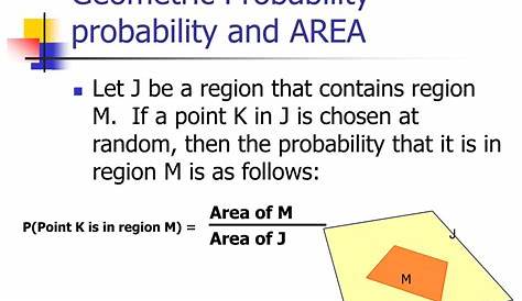 geometric probability area problems worksheets