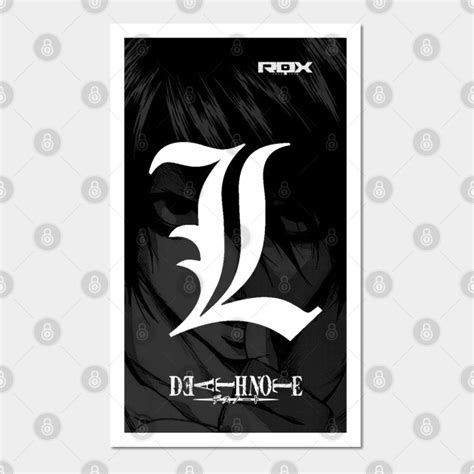 Death Note Posters Lawliet Poster Tp2204 Death Note Store