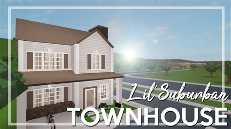 Welcome To Bloxburg Lil Suburban Townhouse Town Series Part 6 Youtube