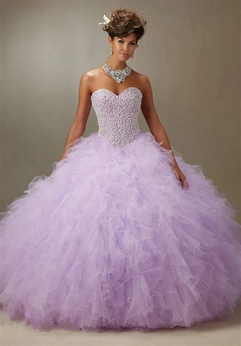 Wejanedress Ball Gowns Sweet 16 Dresses Lavender Masquerade Formal