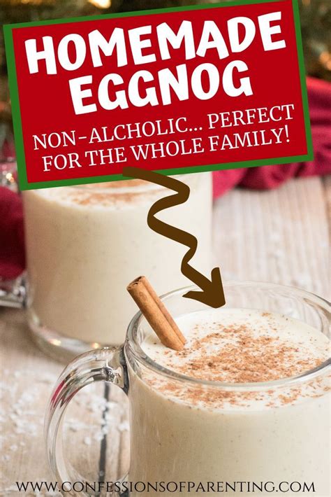 Easy Homemade Non Alcoholic Eggnog Perfect For Kids Recipe Homemade