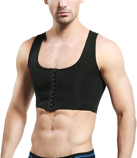 Gynecomastia Vest Man Boobs Shaper Male Bra Chest Binder Compression