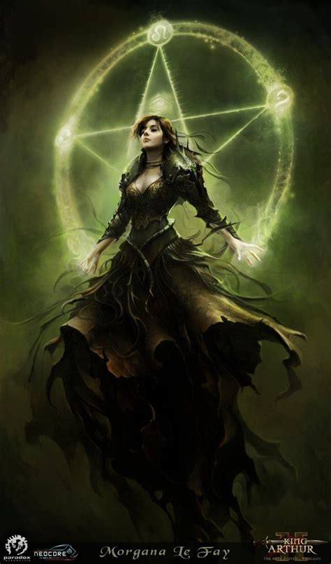 Morgana Le Fay ¦ King Arthur Ii Game Art Sorcière Fantastique