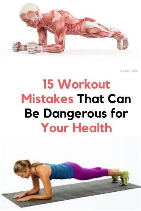 15 Workout Mistakes That Can Be Dangerous For Your Health Workout