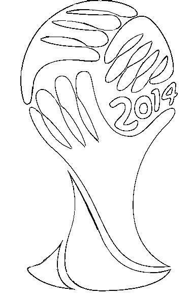 Dibujos Del Mundial De Fútbol Brasil 2014 Para Colorear Paperblog