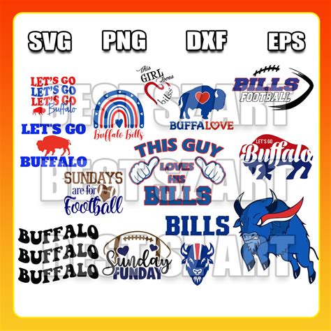 Buffalo Billls Fu Ball Svg Png Bundle Svg Sport Dateien Svg Etsy De