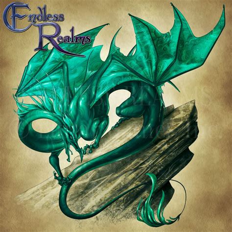 Endless Realms Bestiary Malachite Dragon By Jocarra On Deviantart