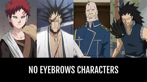 No Eyebrows Characters Anime Planet