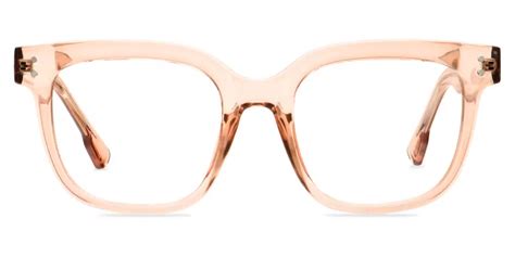 92330 Oval Pink Eyeglasses Frames Leoptique