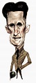 George Orwell by Francisco Javier Olea | Caricature, Illustration ...