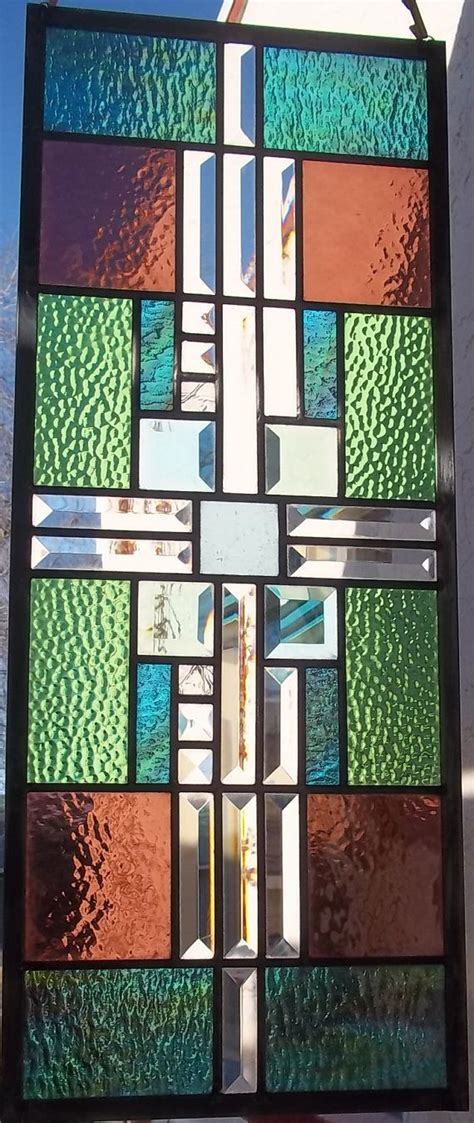 Stained Glass Window Transomsidelight By Stainedglassfusion Stained