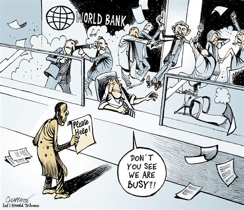 Fight At The World Bank Globecartoon Political Cartoons Patrick Chappatte