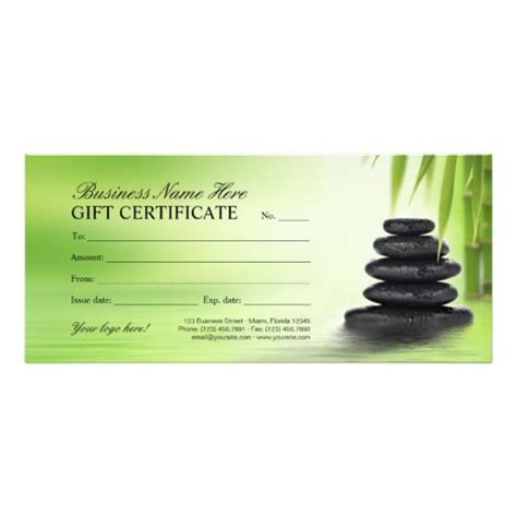 Printable gift certificate template (no color ink needed!)* Create your own Rack Card | Zazzle.com | Gift certificate ...