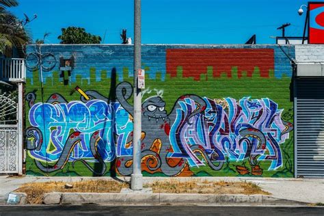 Los Angeles California Pacific Buildings Cities Graffiti Colors Graff