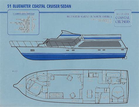 Bluewater 51 Coastal Cruiser Sedan Specification Brochure Sailinfo I