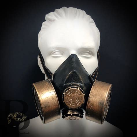 New Steampunk Respirator Mouth Mask Steampunk Masquerade Mask Etsy
