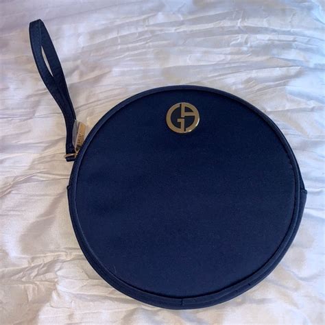 Giorgio Armani Bags Giorgio Armani Beauty Round Clutch Bag Poshmark