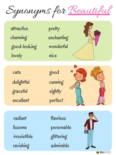 100 different ways to say beautiful esl buzz