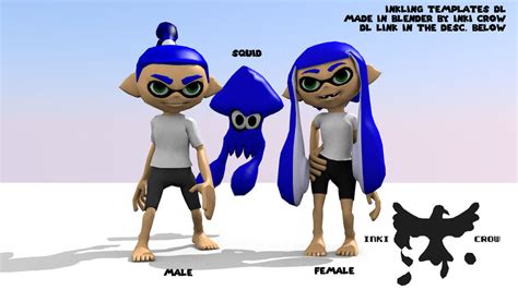 Inkling Templates Model Download By Inkicrow On Deviantart
