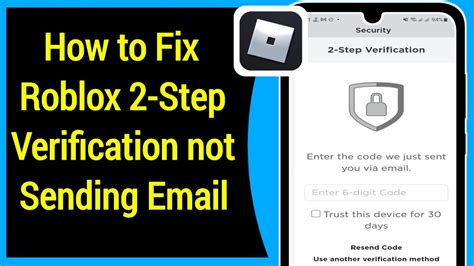 How To Fix Roblox 2 Step Verification Not Sending Email 2022 Youtube