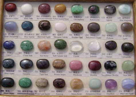 Semi Precious Gemstones Gemstones Chart Crystals And Gemstones