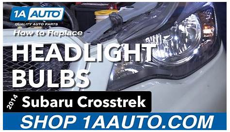 Changing Headlight Bulb 2016 Subaru Crosstrek