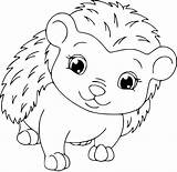 Igel Ausmalen Tiere Ausmalbilder Hedgehogs Porcupines Süß Bestcoloringpagesforkids Kinder Malvorlage Coloringbay Getdrawings sketch template