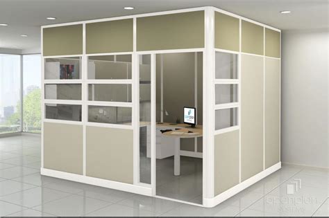 New Office Cubicles Floor To Ceiling With Doors 85h 102h 118 At