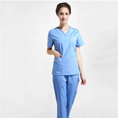 Scrubs Nursing Uniforms Summer Women Hospital Medical Scrub Clothes Set