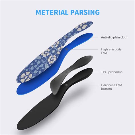 Buy Topsole Flat Feet Orthotic Insoles Totem Arch Support Insoles Full Length Inserts