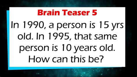 Hard Brain Teasers For Kids And All Youtube