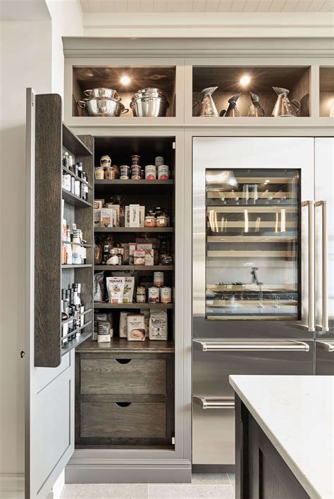 Find pantry cabinets at wayfair. Modern Grey Kitchen | Modern grey kitchen, Modern kitchen ...