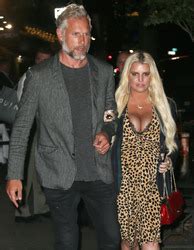 Candid Jessica Simpson Out With Her Husband In New York City