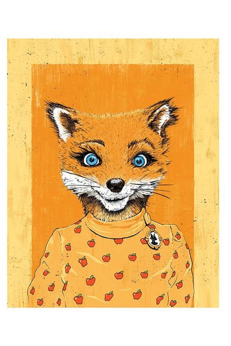 Fantastic Fox Wes Anderson Movies Fox Drawing Mr Fox Indie Art