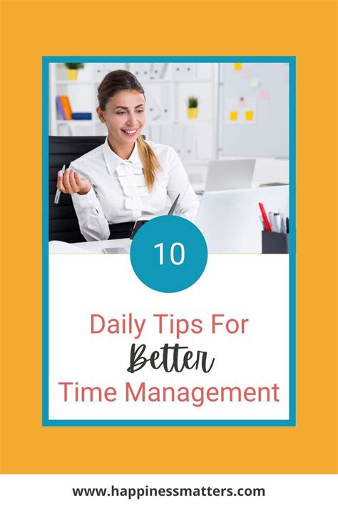 10 Daily Time Tips To Make Life Easier Time Management Time