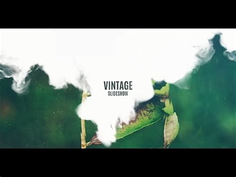 Abstract smoke on black background. Vintage Slideshow | Smoke Effect (After Effects Template ...