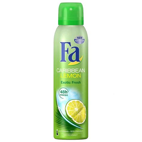 Buy Fa Caribbean Lemon Exotic Fresh Women Deodorant Spray 200ml Online