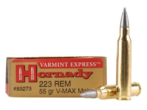Hornady Varmint Express Ammo 223 Remington 55 Grain V Max Mpn 83273