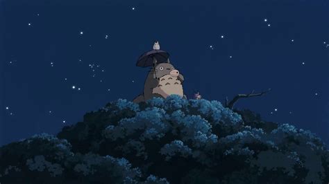 Totoro Sunrise My Neighbor Totoro Live Wallpaper Moewalls