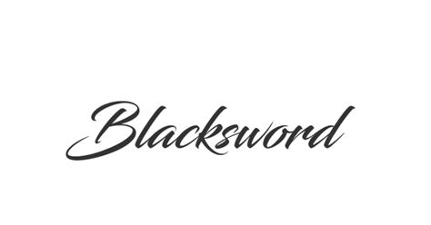 Blacksword Font Fontmagic