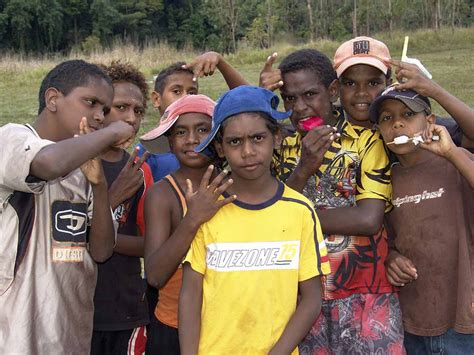 Boys At School Camp Djarragun College Indigenous School