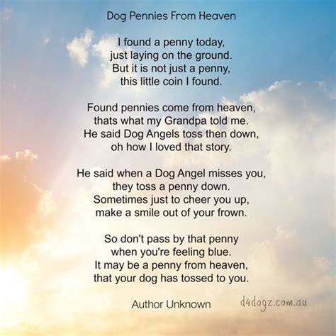 Image Result For Pennies From Heaven Heaven Poem Pennies From Heaven