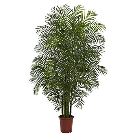 Nearly Natural 75 Areca Palm Tree Uv Resistant Indoor Outdoor