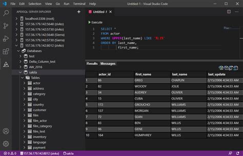Visual Studio Code For Mysql And Mariadb Development