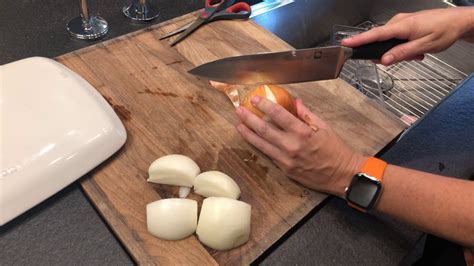 Chopping Onion In A Food Processor Youtube