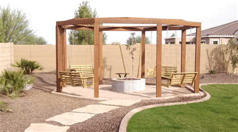 A square or rectangular fire pit creates a more modern, contemporary look. Porch Swings Fire Pit Circle - Porch Swings - Patio Swings ...