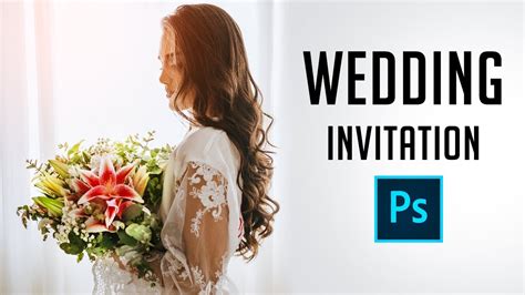 How To Create Wedding Invitation Card In Photoshop Cc Pe14 Youtube