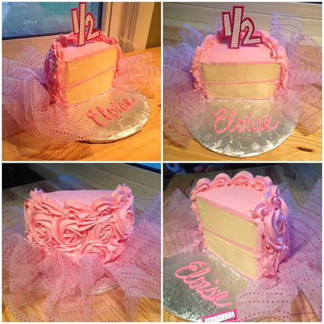 12 Birthday Cake Bakesbyjill Half Birthday Baby Half Birthday