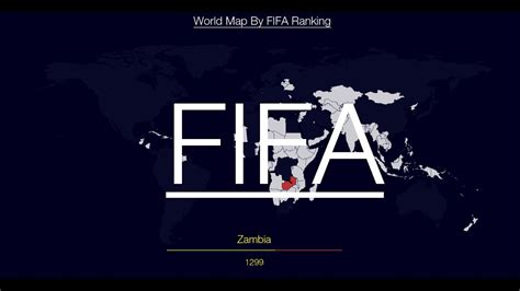 World Map By Fifa Ranking Youtube